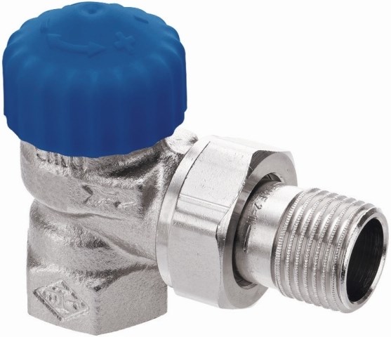 IMI HEIMEIER radiátorový ventil 1/2" závitový, termostatický, rohový