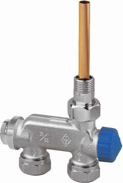 IMI HEIMEIER E-Z radiátorový ventil 1/2", závitový, termostatický, priamy, jednotrubková sústava