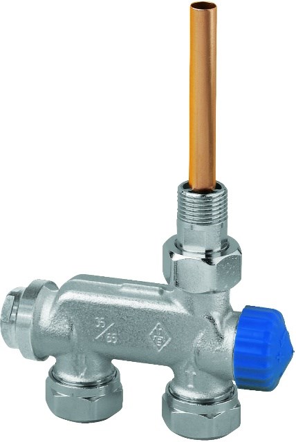 IMI HEIMEIER E-Z radiátorový ventil 1/2", závitový, termostatický, priamy, dvojtrubková sústava