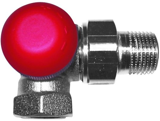 HERZ TS-90-V AB termostatický ventil 1/2" trojosový, rohový, ľavý