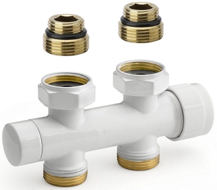 CONCEPT radiátorový ventil 3/4" termostatický, priamy, závit, biela