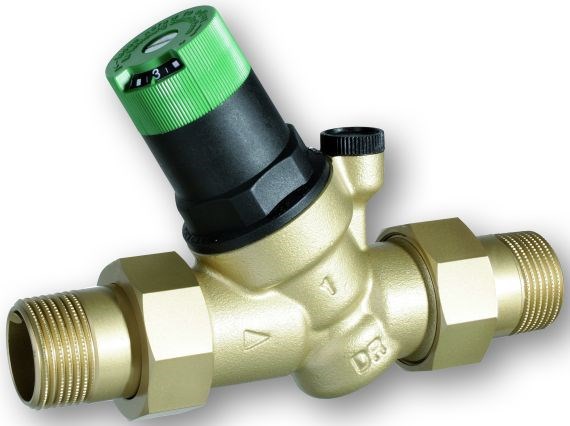 RESIDEO BRAUKMANN redukčný ventil 3/4", DN20, s vyváženou kuželkou, vonkajší závit, voda, mosadz