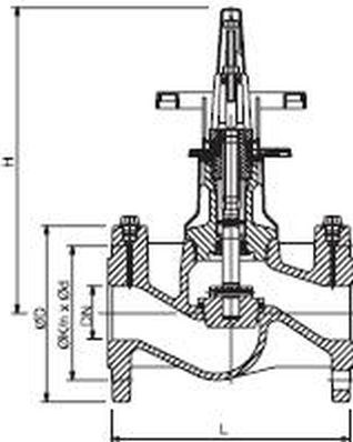 RESIDEO BRAUKMANN V6000 KOMBI F II prírubový ventil pre vodovodné systémy, DN80, 2xR3", 120°C, prírubový, vyvažovací, s meracími konektormi SafeCon, liatina
