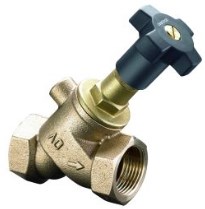 OVENTROP regulačný ventil so šikmým sedlom R3/4"IG, tesnenie z PTFE DN20, závitový, bronz