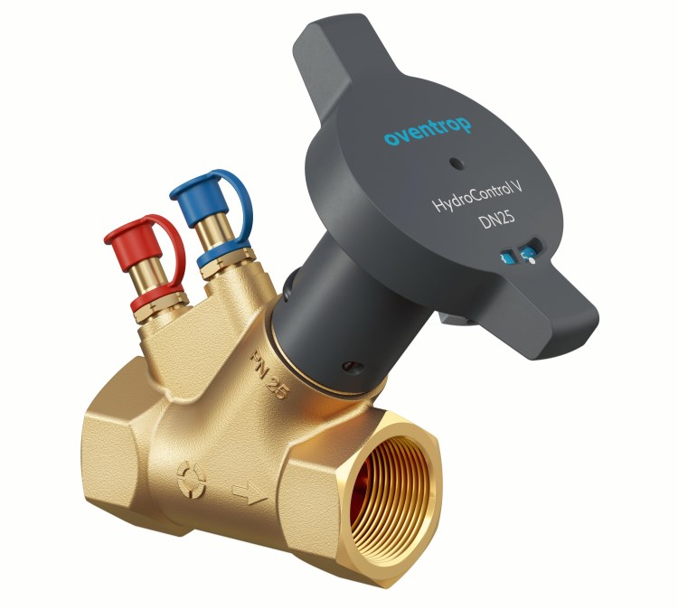 OVENTROP HYDROCONTROL V regulačný ventil DN20, PN25, slučkový, mosadz