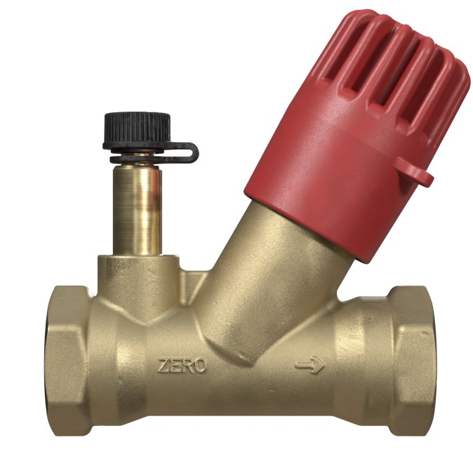 IMI TA THERM ZERO ventil DN20 termostatický, s meracou vsuvkou, mosadz