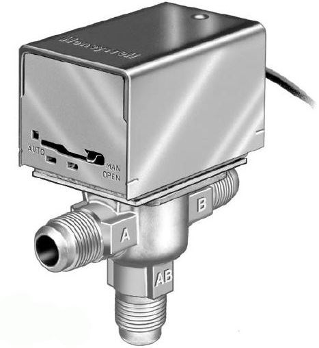 RESIDEO HONEYWELL HOME V4044 rozdeľovací ventil 3/4" 3-cestný, s pohonom