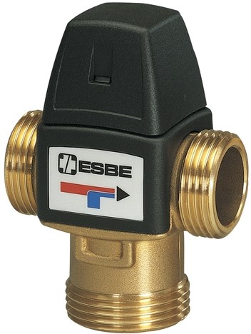 ESBE VTA322 ventil G3/4", 35-60°C termostatický, zmiešavací, vonkajší závit, mosadz