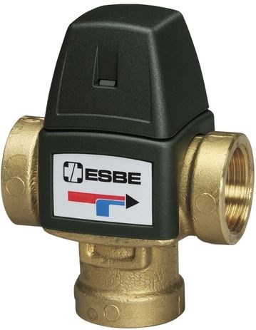 ESBE VTA321 ventil Rp1/2", 35-60°C termostatický, zmiešavací, vnútorný závit, mosadz
