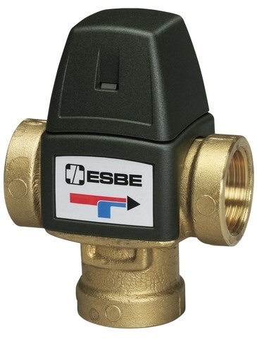 ESBE VTA321 ventil Rp3/4", 35-60°C termostatický, zmiešavací, vnútorný závit, mosadz