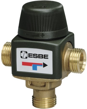 ESBE VTA312 ventil G1/2", 35-60°C termostatický, zmiešavací, vonkajší závit, mosadz