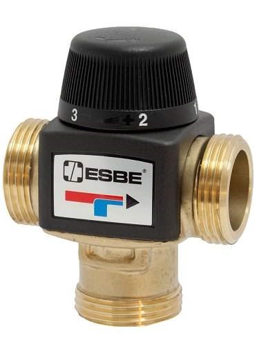 ESBE VTA572 termostatický ventil G1" závitový, zmiešavací, mosadz