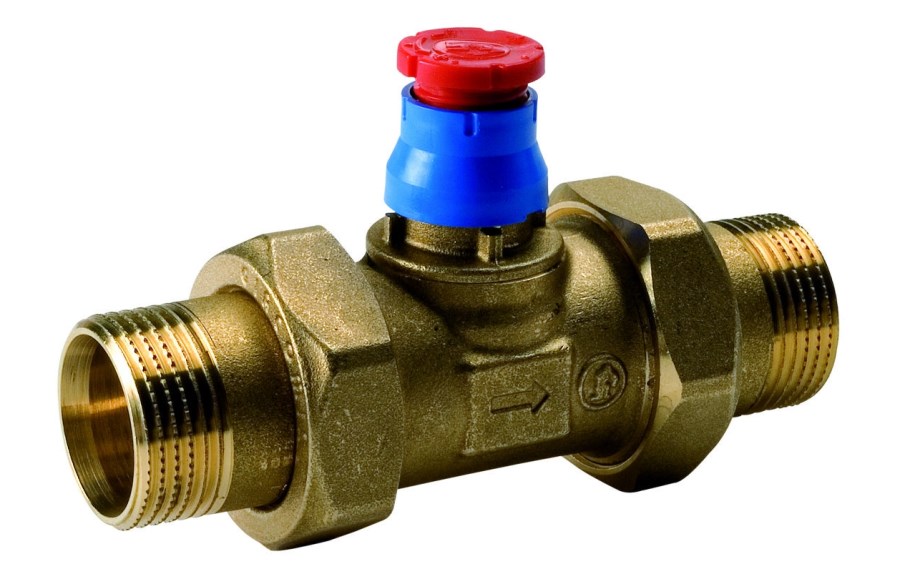 GIACOMINI R291 ventil 3/4", zónový, dvojcestný, vonkajšie závity, voda, mosadz