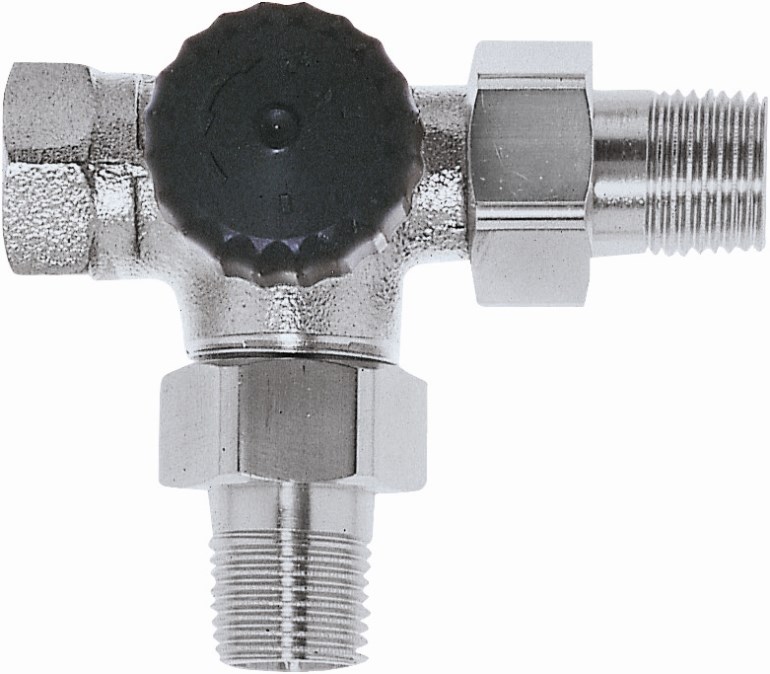 IMI HEIMEIER radiátorový ventil 1/2" závitový, termostatický, 3-cestný, pripojenie vľavo