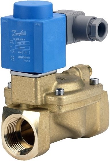 DANFOSS EV220B 25B G 1N NC000 solenoidový ventil G1", 230V, 2/2-cestný, s cievkou a konektorom krytia, 032U453431