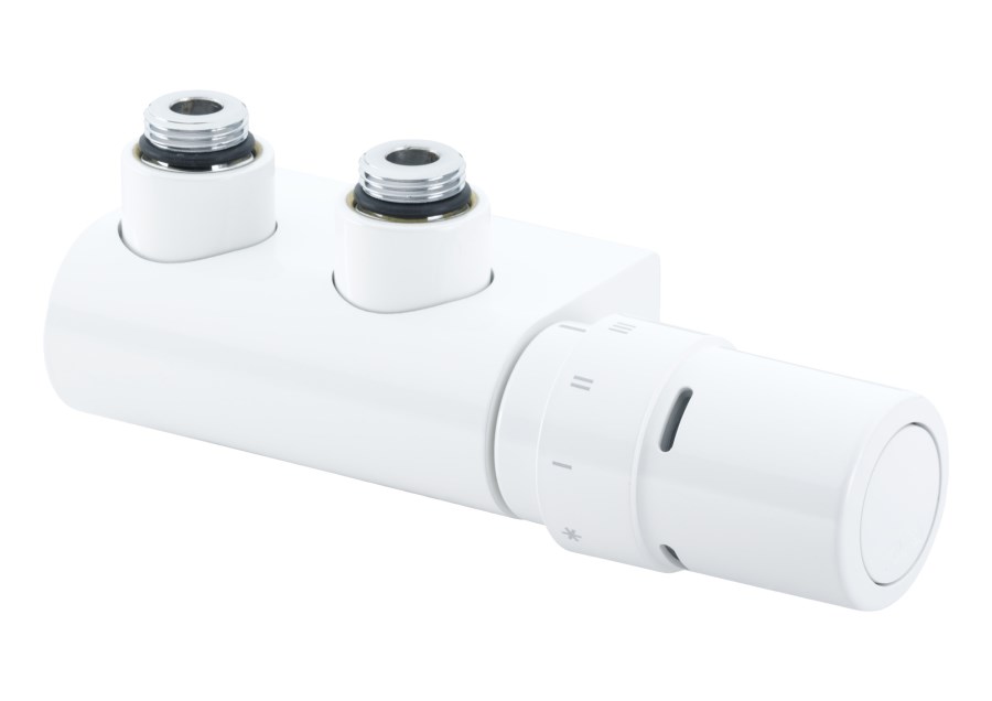 DANFOSS VHX-DUO radiátorový ventil rohový 1/2" termostatický s hlavicou RAX, biela