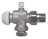 HERZ TS-90 7728 termostatický ventil 1/2"x15mm, rohový, s odvzdušňovacím ventilom, vnútorný/vonkajší závit, mosadz