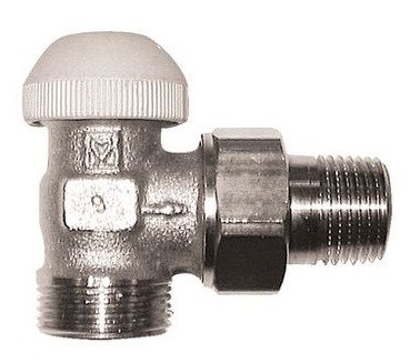 HERZ TS-90 7724 termostatický ventil 1/2"x1/4", rohový, bez prednastavenia, vnútorný/vnútorný závit, mosadz