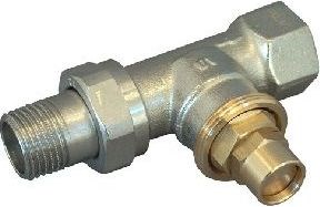 OVENTROP ventil do spiatočky DN15, 1/2" priamy, mosadz