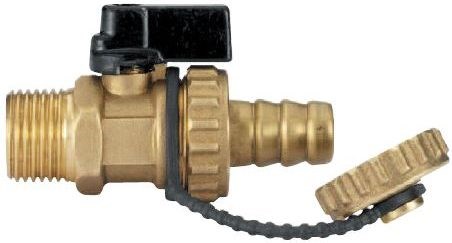 IVR 904 vypúšťací ventil kotla 1/2”x3/4” s hadicovou koncovkou a zástrčkou