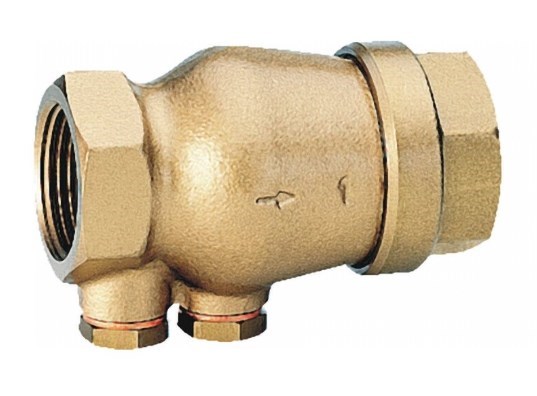 RESIDEO BRAUKMANN RV280 spätný ventil 1", DN25, vnútorný závit, voda, mosadz