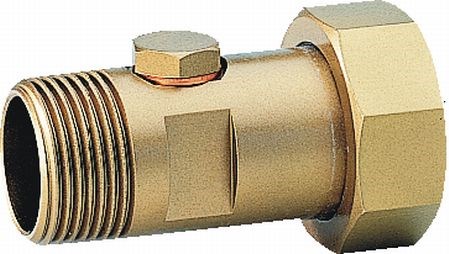 RESIDEO BRAUKMANN RV277 spätný ventil DN32 vonkajší/vnútorný závit, voda, mosadz