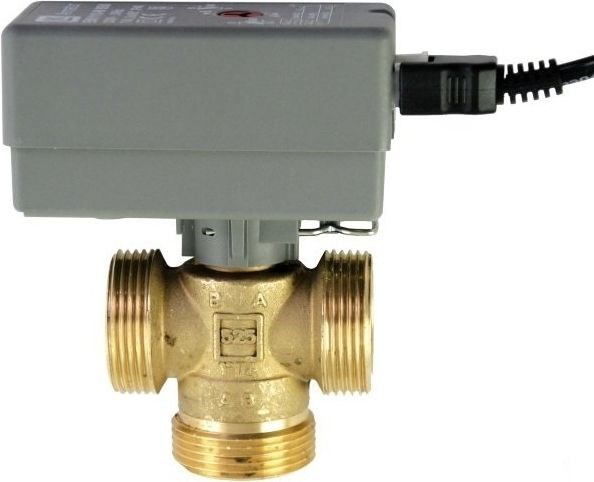 REGULUS LK 525 zónový ventil G1", DN25, 230V, trojcestný, s pohonom