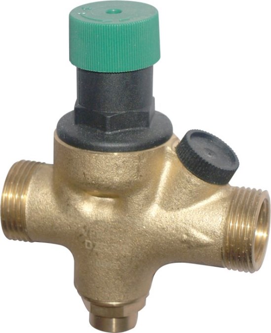RESIDEO HONEYWELL HOME VF04 ventil napúšťací pre uzatvorené vykurovacie sústavy, R1/2"Mx3/4"F, 6bar, 70°C, s reguláciou tlaku, mosadz