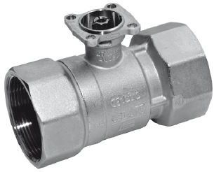 BELIMO R2025-S4 guľový kohút DN25, 1", 2cestný, otvorené-zatvorené, vnútorný závit, voda, nerez oceľ