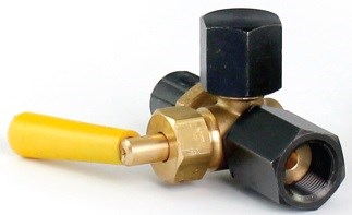 Tlakomerový kohút M20x1,5, PN25, skúšobný, DIN 16263, závitový, trojcestný, plyn, mosadz