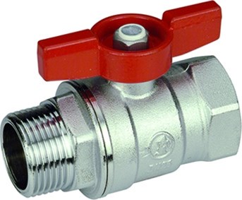 GIACOMINI R254D guľový kohút FM3/4", závitový, motýľ, voda, mosadz/chróm