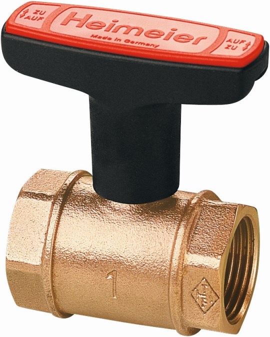IMI HEIMEIER GLOBO H guľový kohút FF3/4", závitový, motýľ, voda, bronz