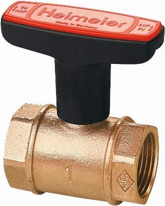 IMI HEIMEIER GLOBO H guľový kohút FF5/4", závitový, motýľ, voda, bronz