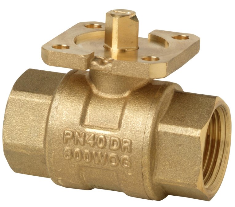 SIEMENS VAI60.20-22 guľový ventil FF3/4", on/off, závitový, voda, mosadz