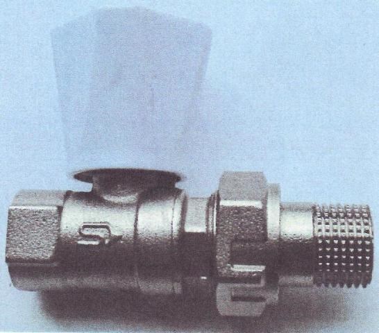 SLOVARM VE-4524 kohút 1/2" guľový, radiátorový, priamy, závitový, mosadz