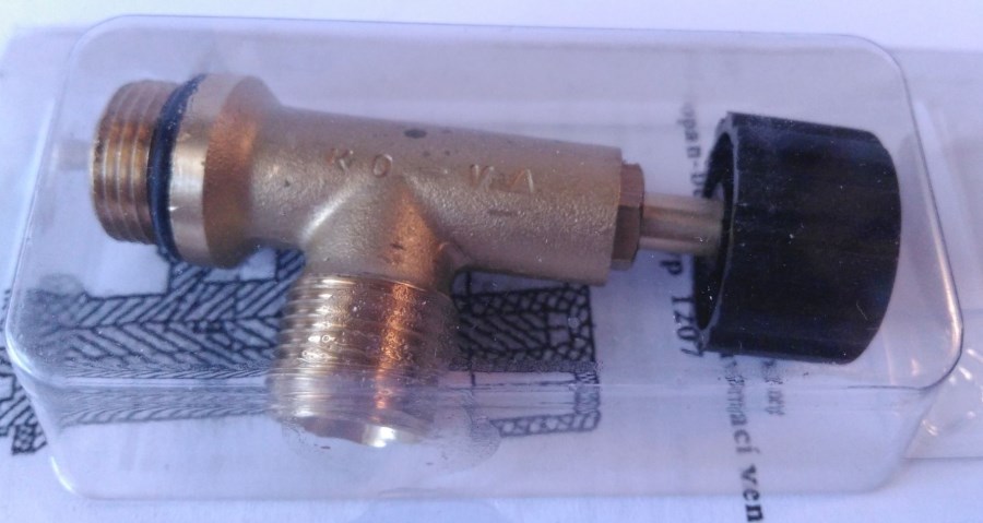 LORCH ventil G3/8"-G3/8"LH uzatvárací, na 2 kg fľaše