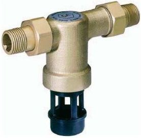 RESIDEO BRAUKMANN potrubný oddeľovač DN15, 1/2", PN10, voda, mosadz