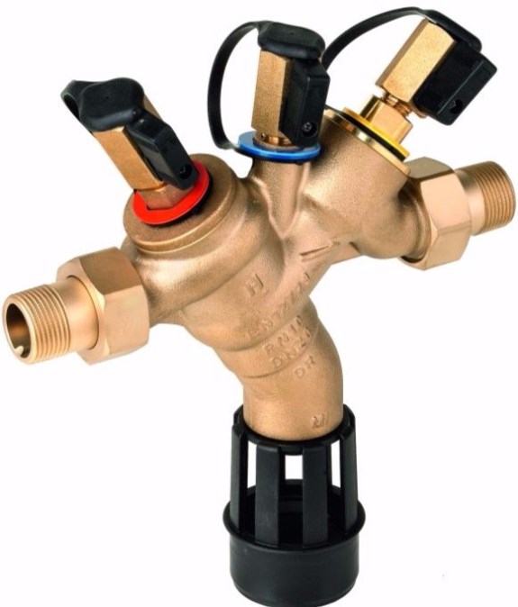 RESIDEO BRAUKMANN potrubný oddeľovač DN20, 3/4", PN10, vonkajší závit, voda, mosadz