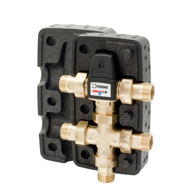 ESBE VTR 322 cirkulačná sada pre TÚV R 3/4", 35-60 ° C, vonkajší závit