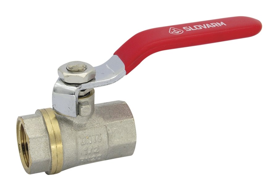 SLOVARM KE-231 guľový kohút G5/4", F/F, závitový, páka, voda, mosadz