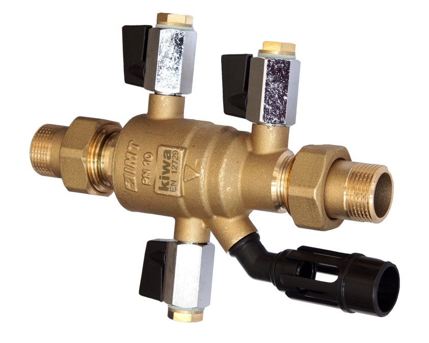 AV EQUEN BACKFLOW potrubný oddeľovač 3/4", PN10, voda, mosadz