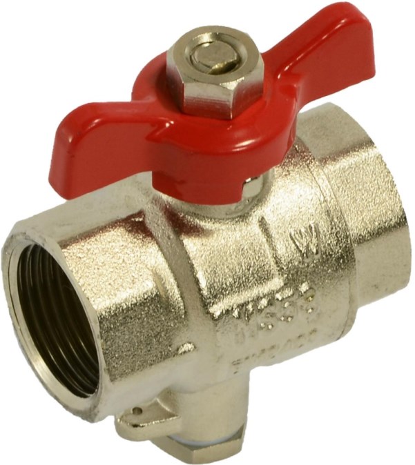 SENSUS guľový kohút DN20(3/4"), pripravený pre zabudovanie odporového snímača teploty, so závitom