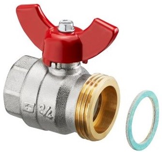 OVENTROP OPTIFLEX guľový kohút DN20, s plochým tesnením, oceľ