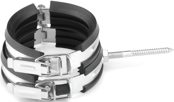 REHAU RAUPIANO PLUS podperná objímka 110mm, M8/10, zvukovo izolačná, oceľ/pozink
