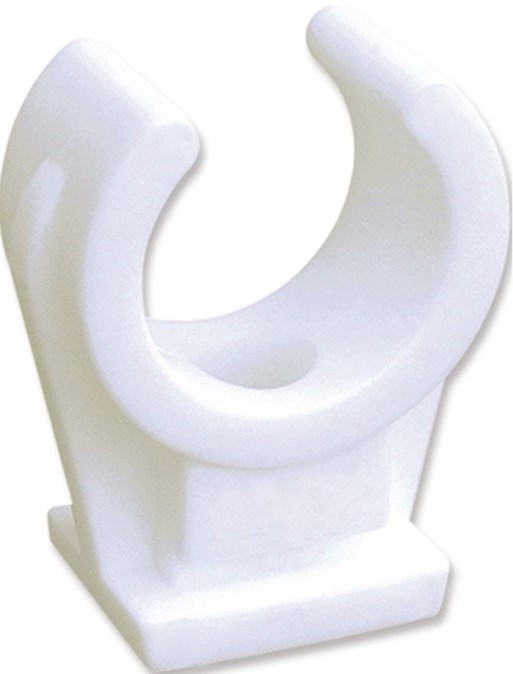 WALRAVEN BIS PUSH-FIT príchytka 16-18mm jednoduchá, biela
