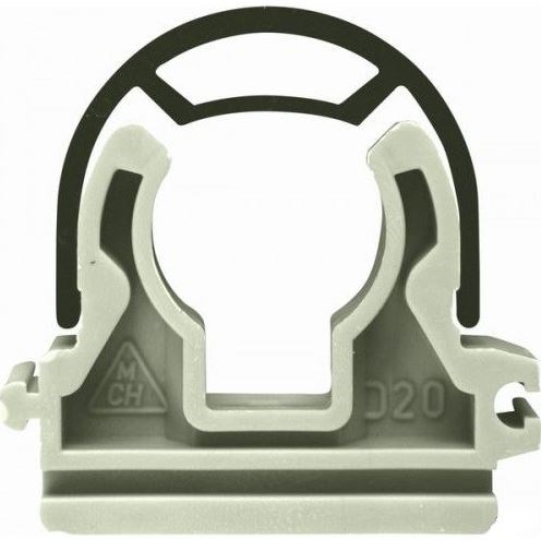 CHUDĚJ príchytka so strmeňom 90mm, plast, šedá