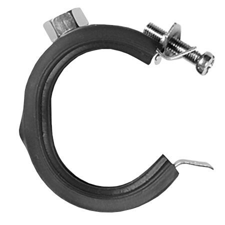 Objímka 25-30mm, 3/4" jednošróbová, s gumou, oceľ
