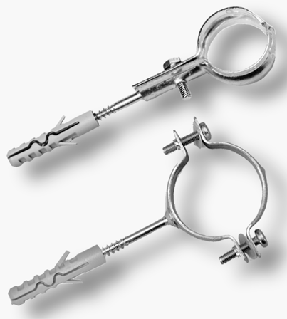 Objímka 25-30mm, 3/4" jednošróbová, s vrutom a hmoždinkou, oceľ
