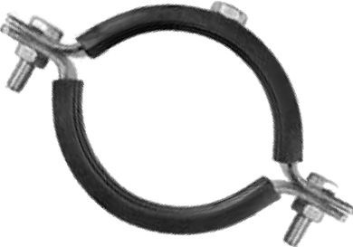 Objímka 164-170mm masív, M12, s gumou, oceľ