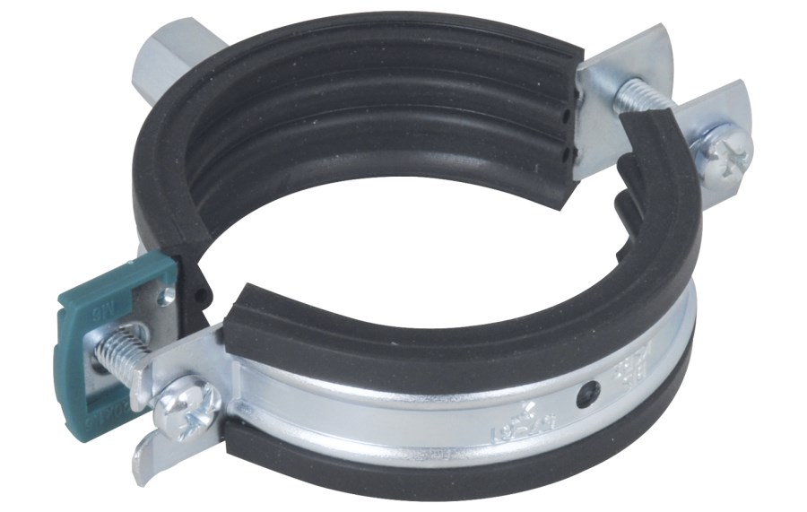 WALRAVEN KSB2 objímka 68-71mm pre M8/10, dvojskrutková, s gumou, oceľ